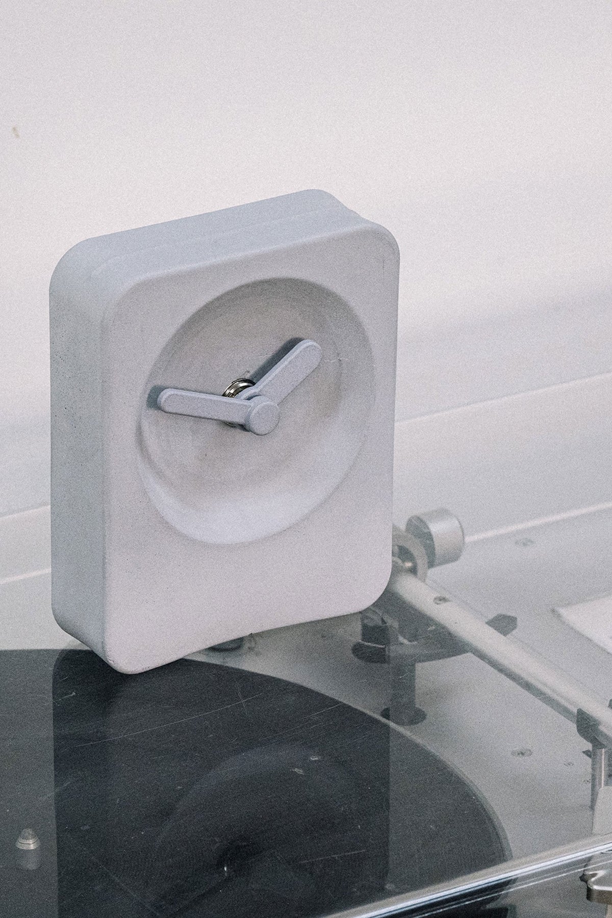 Bmix Studio Concrete Desk Clock Grey