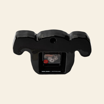 Bmix Studio x INAP Edition Ceramic Dog Clock Black