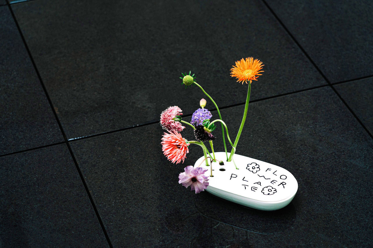 Bmix Studio x INAP Edition Flower Plate White