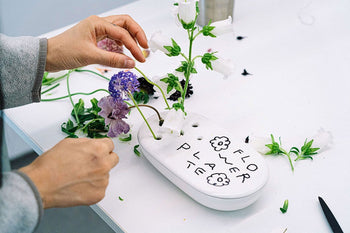 Bmix Studio x INAP Edition Flower Plate White