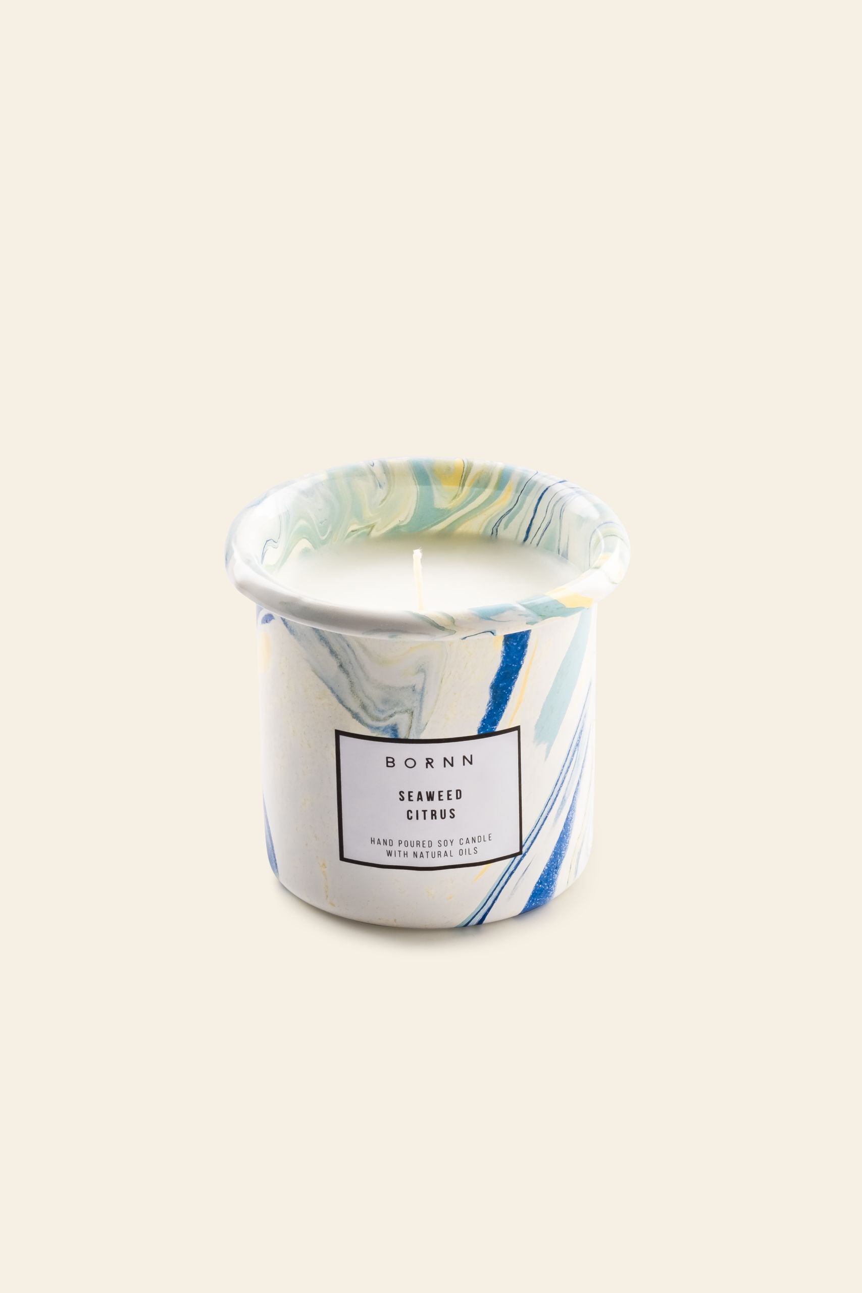 Bornn Enamelware Candle Seaweed-Citrus