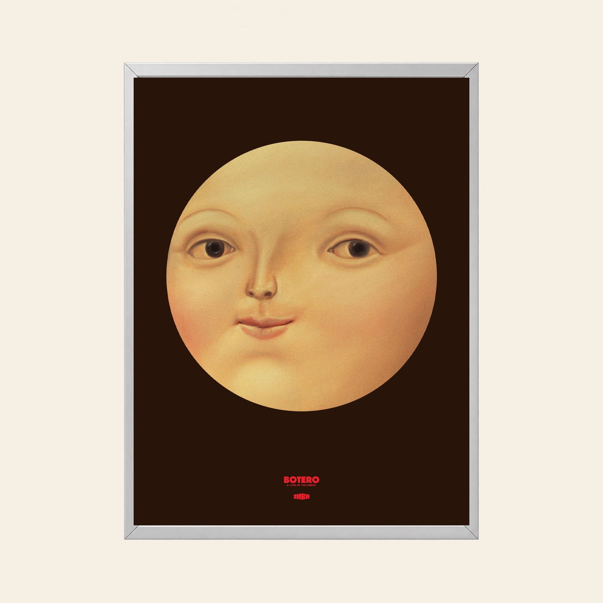 Botero Mona Lisa Face Poster (30x40)