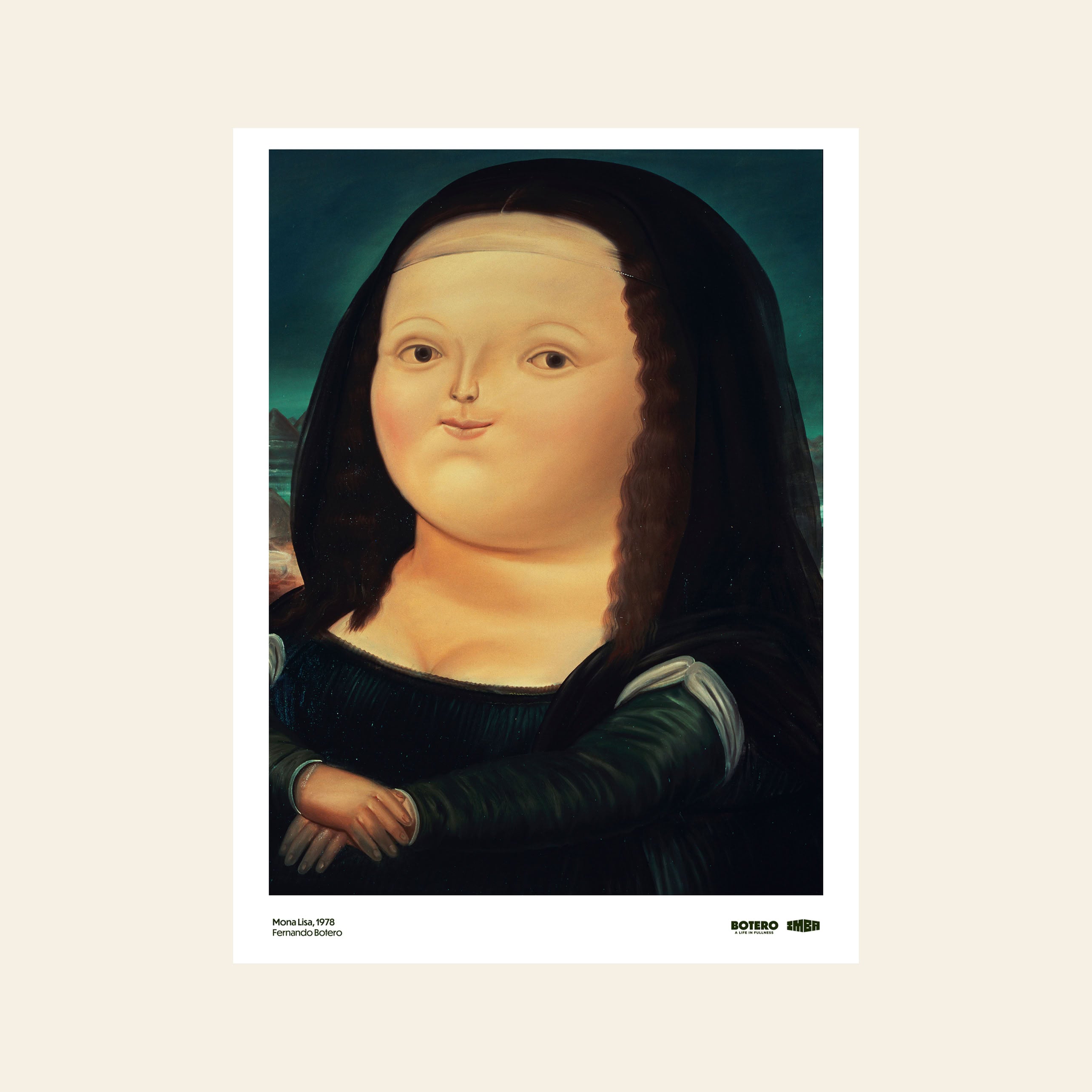 Botero Mona Lisa Poster (30x40)