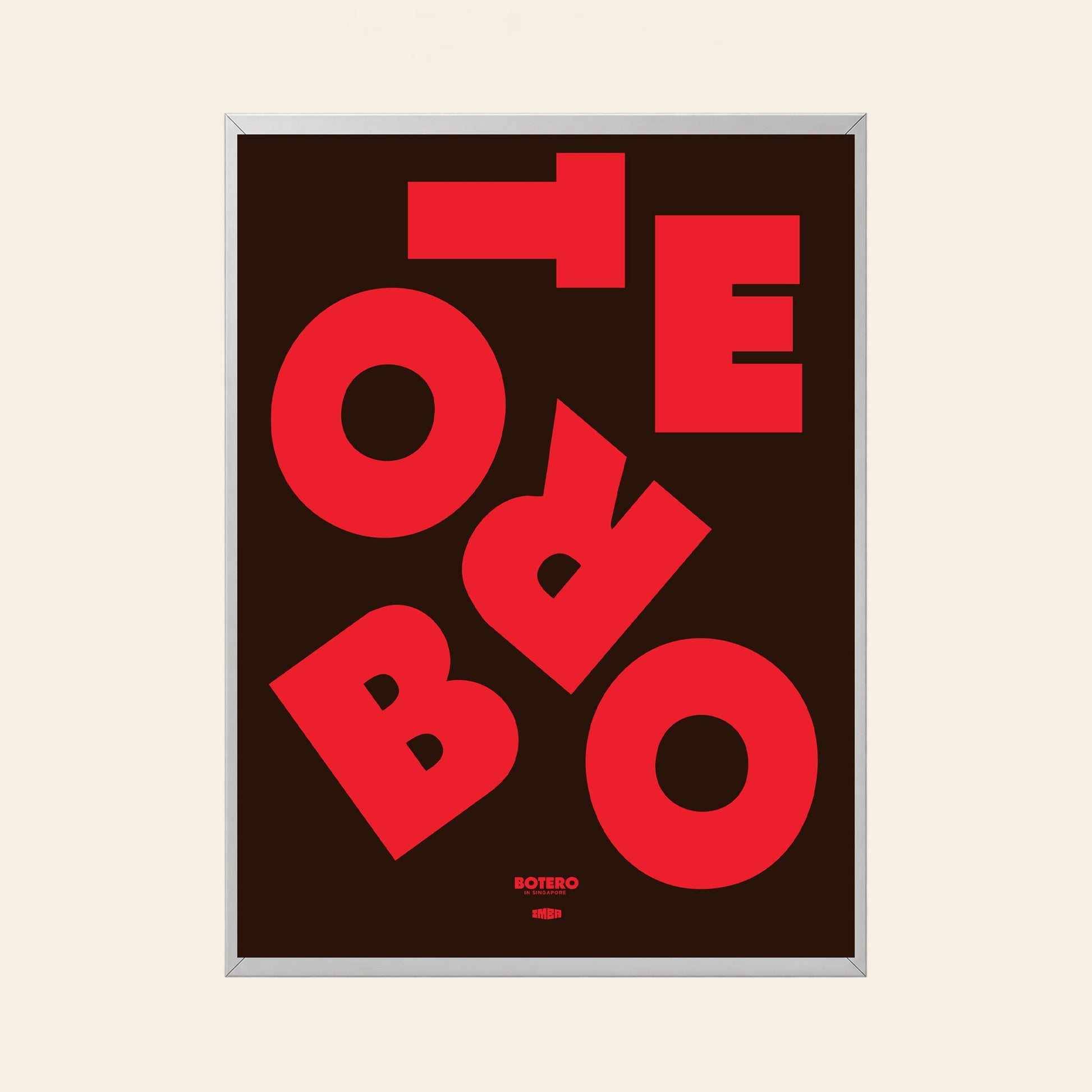Botero Typography Poster (30x40)
