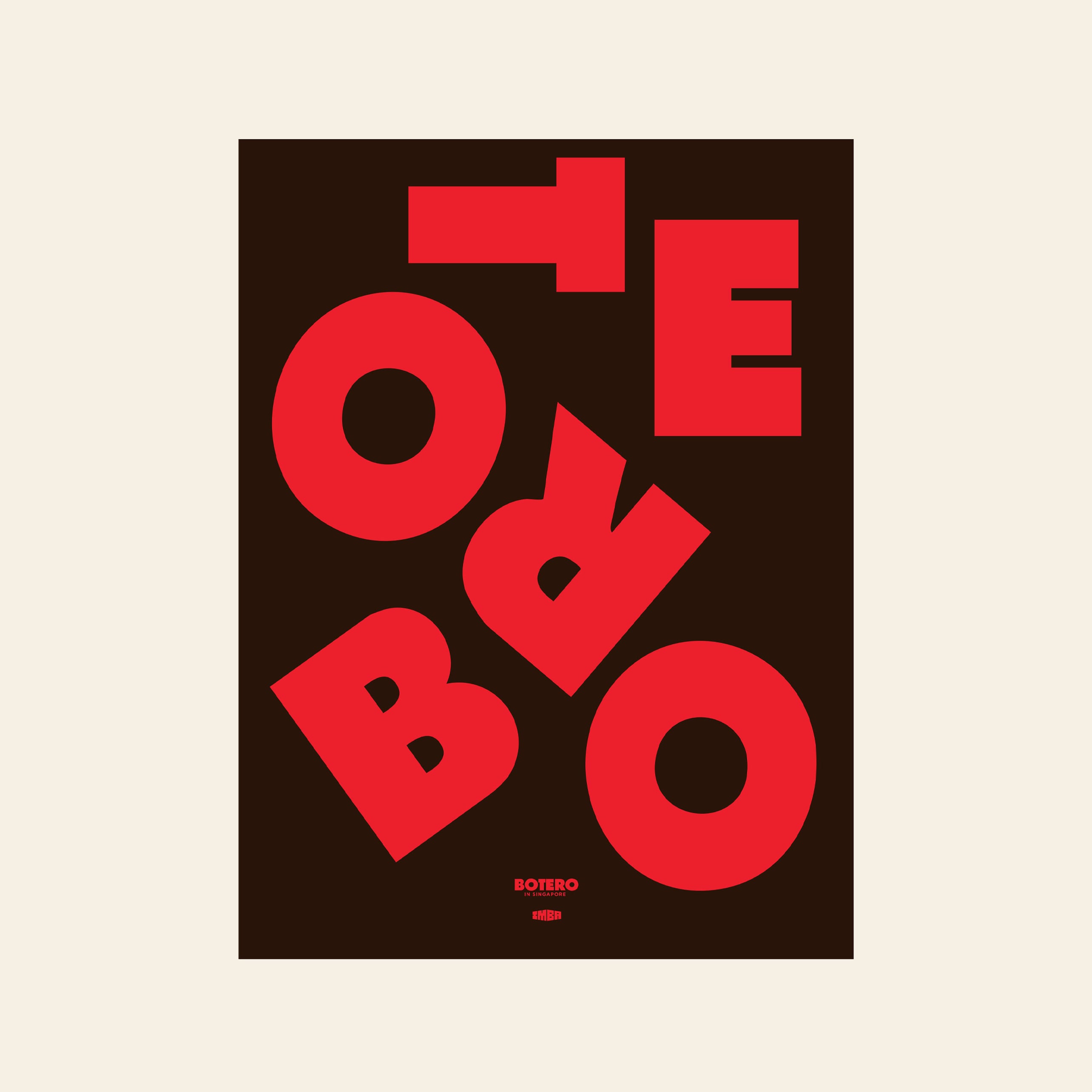 Botero Typography Poster (30x40)