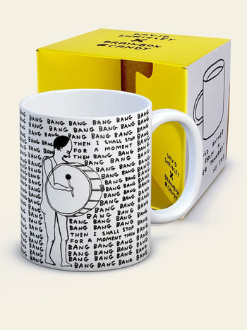 Brainbox Candy David Shrigley Bang Bang Bang Mug