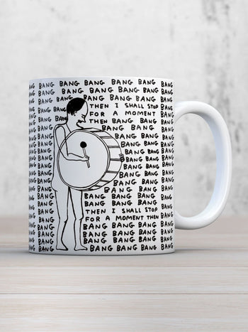 Brainbox Candy David Shrigley Bang Bang Bang Mug