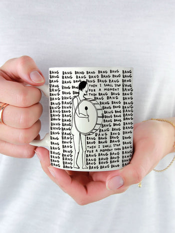 Brainbox Candy David Shrigley Bang Bang Bang Mug