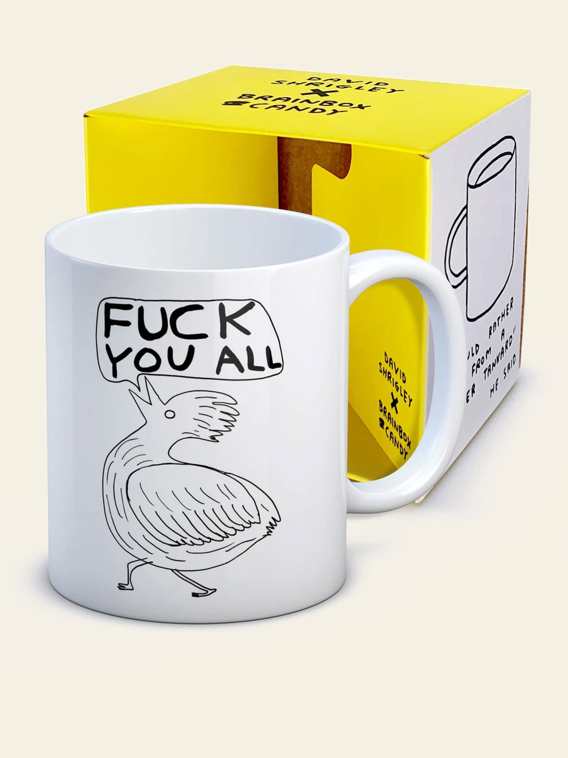 Brainbox Candy David Shrigley Fuck You All Mug