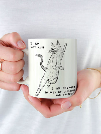 Brainbox Candy David Shrigley I Am Not Cute Mug