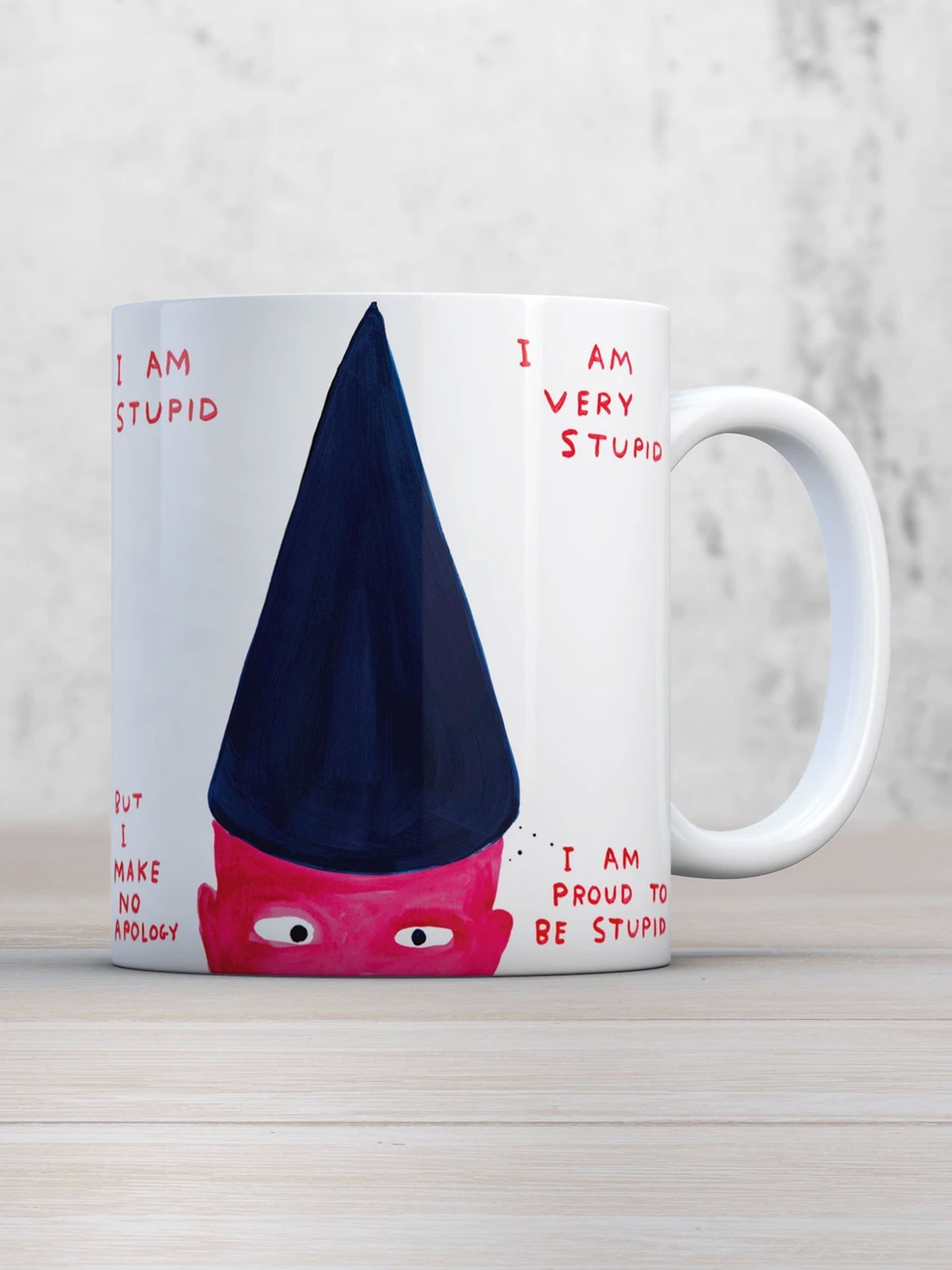 Brainbox Candy David Shrigley I Am Stupid Mug