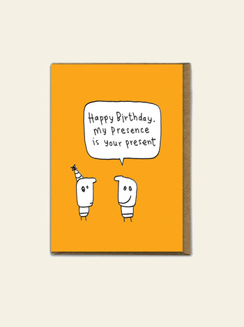 Brainbox Candy Hazel Bee My Presence Greeting Card
