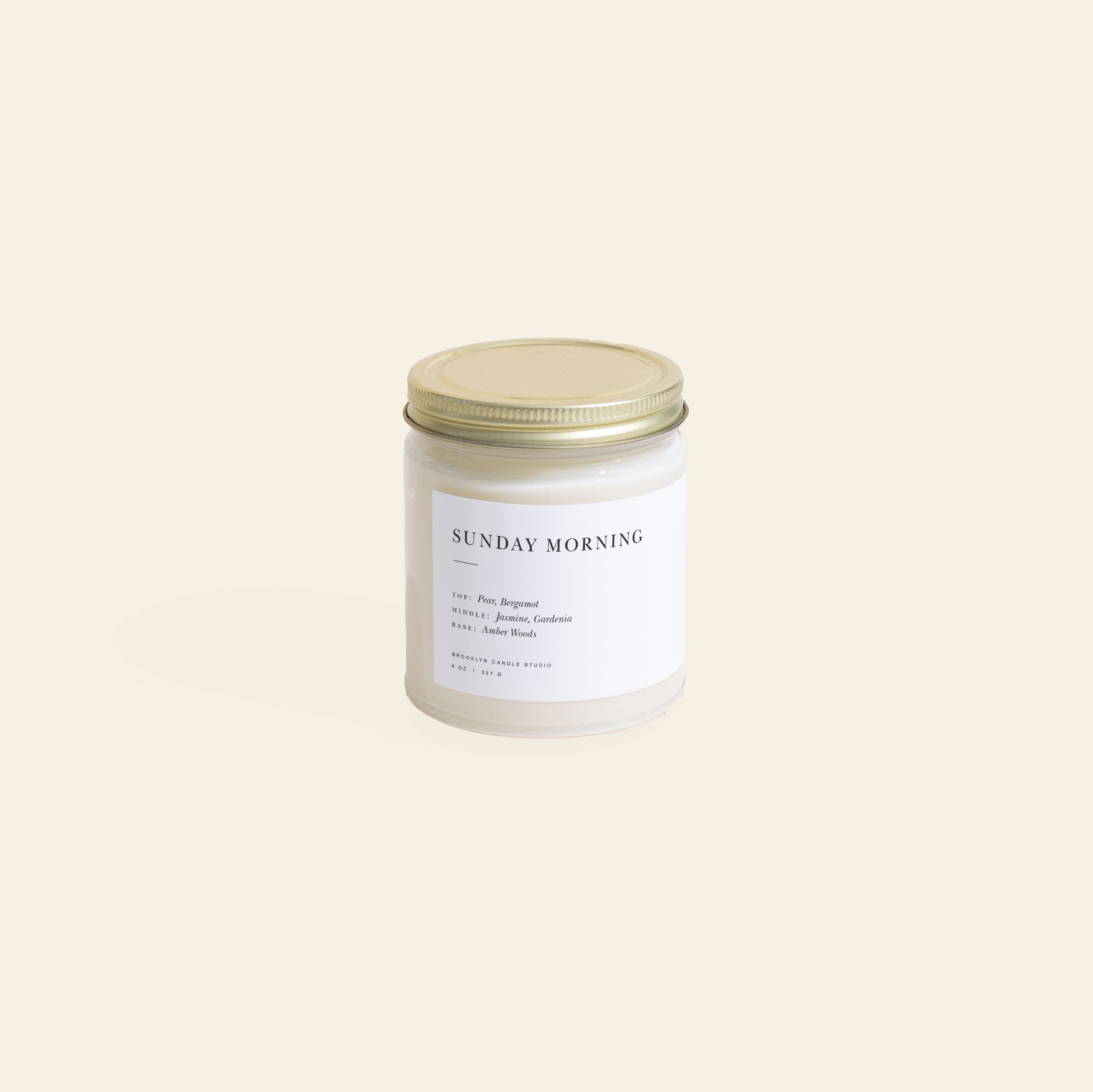 Brooklyn Candle Studio Sunday Morning Jar Candle