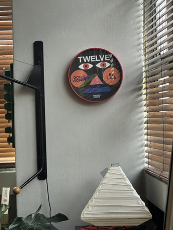Brutto Studio Be Late Wall Clock Multicolour