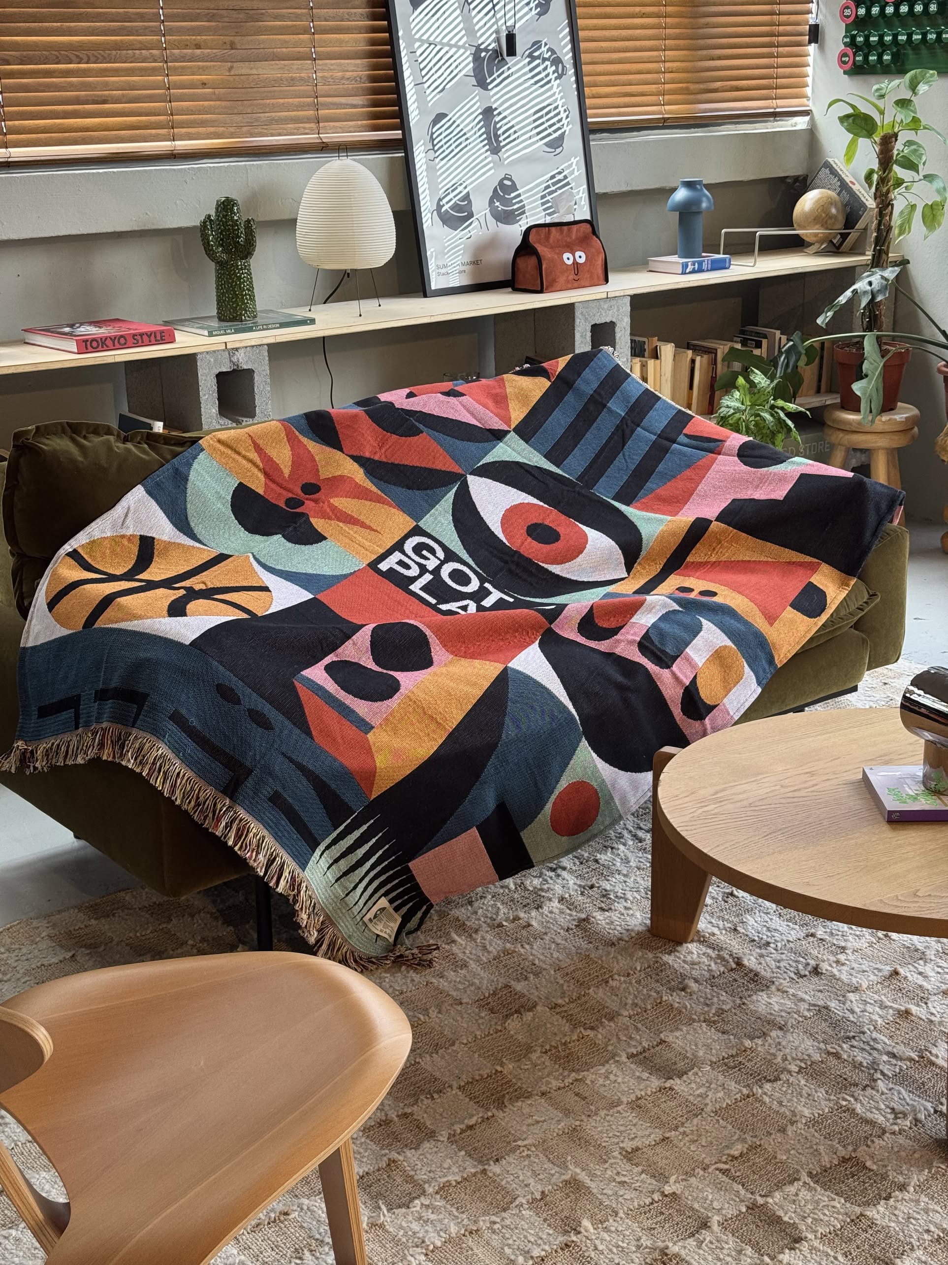 Brutto Studio Got Plans Tapestry Blanket Multicolour