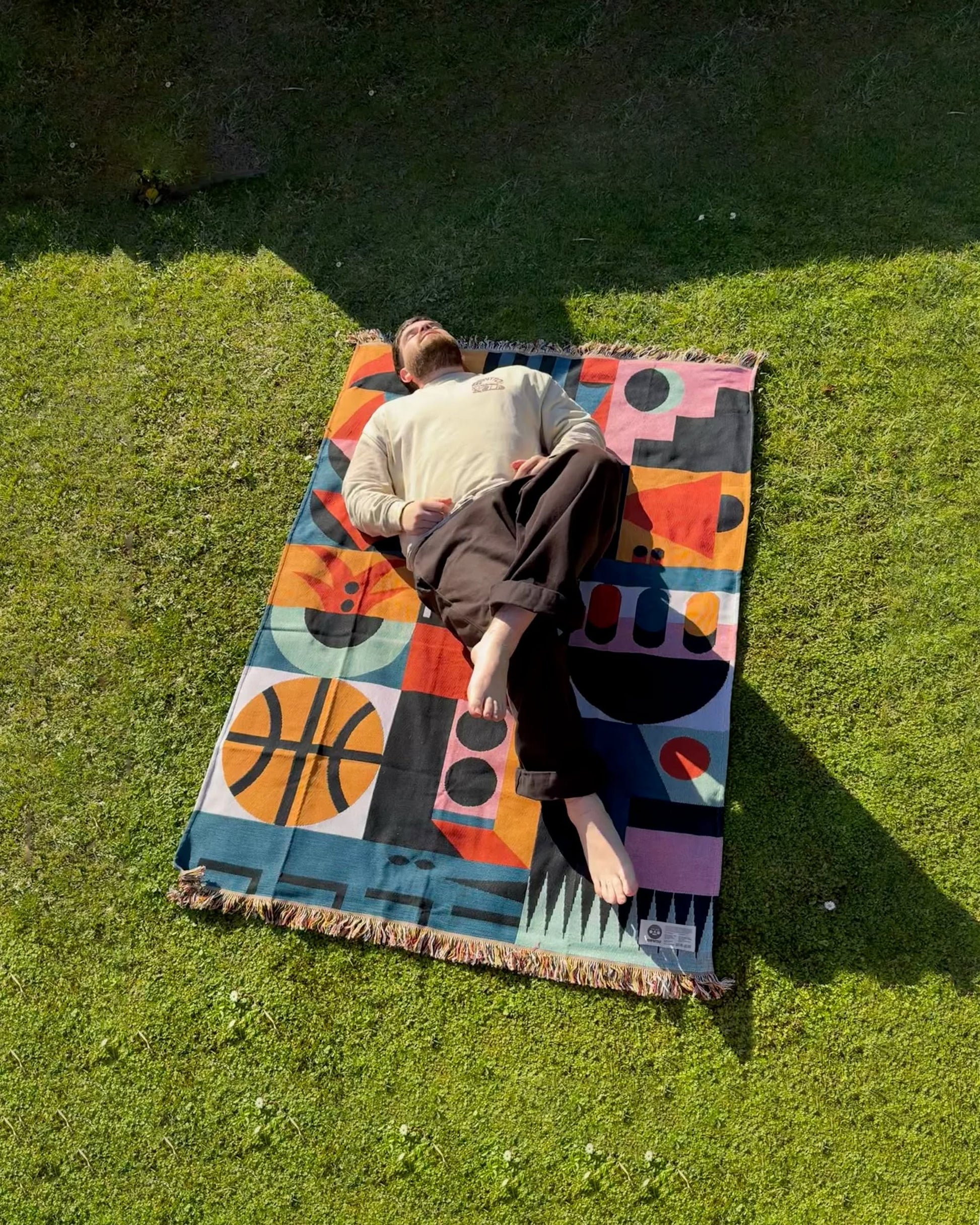 Brutto Studio Got Plans Tapestry Blanket Multicolour
