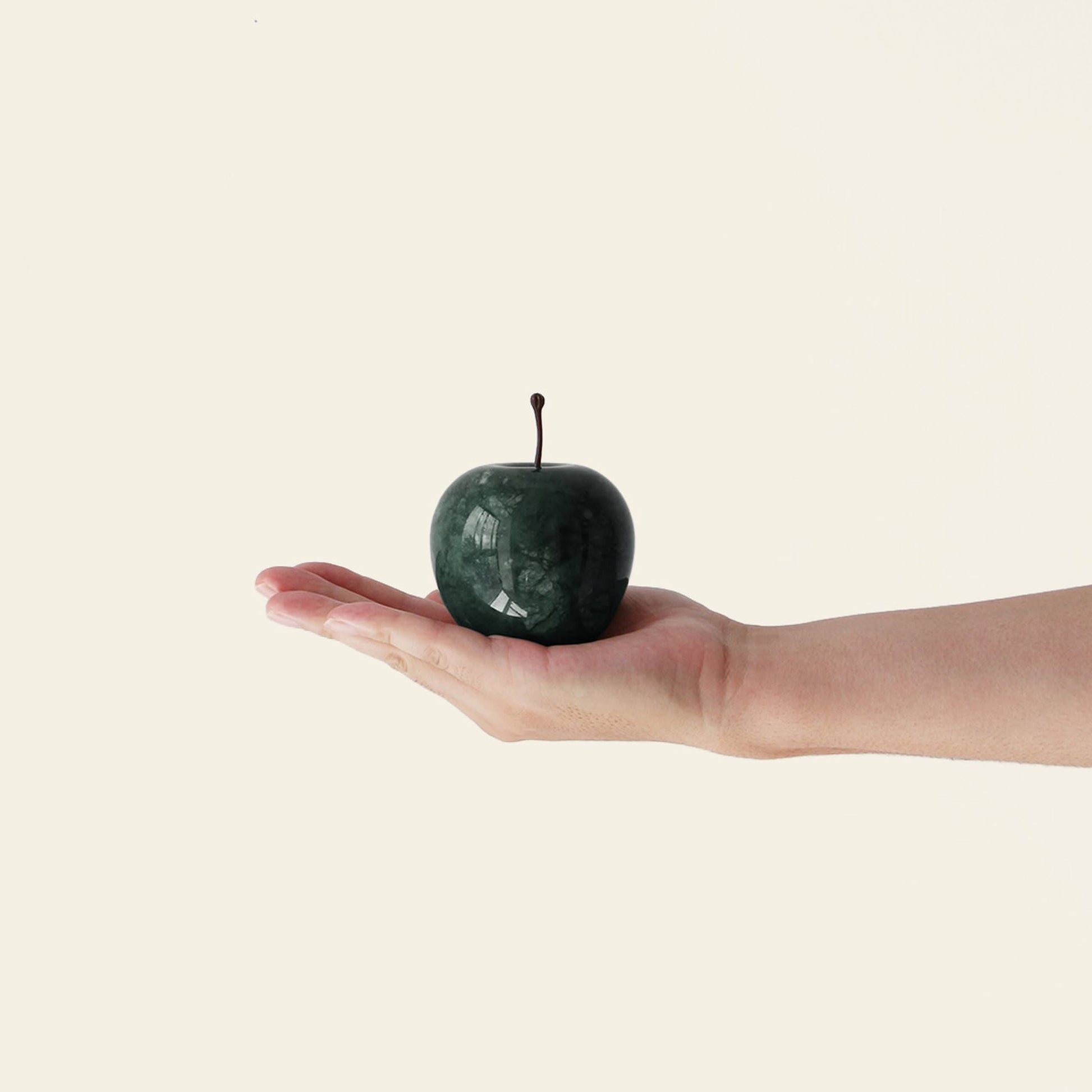 DETAIL Marble Apple Large Jade Green