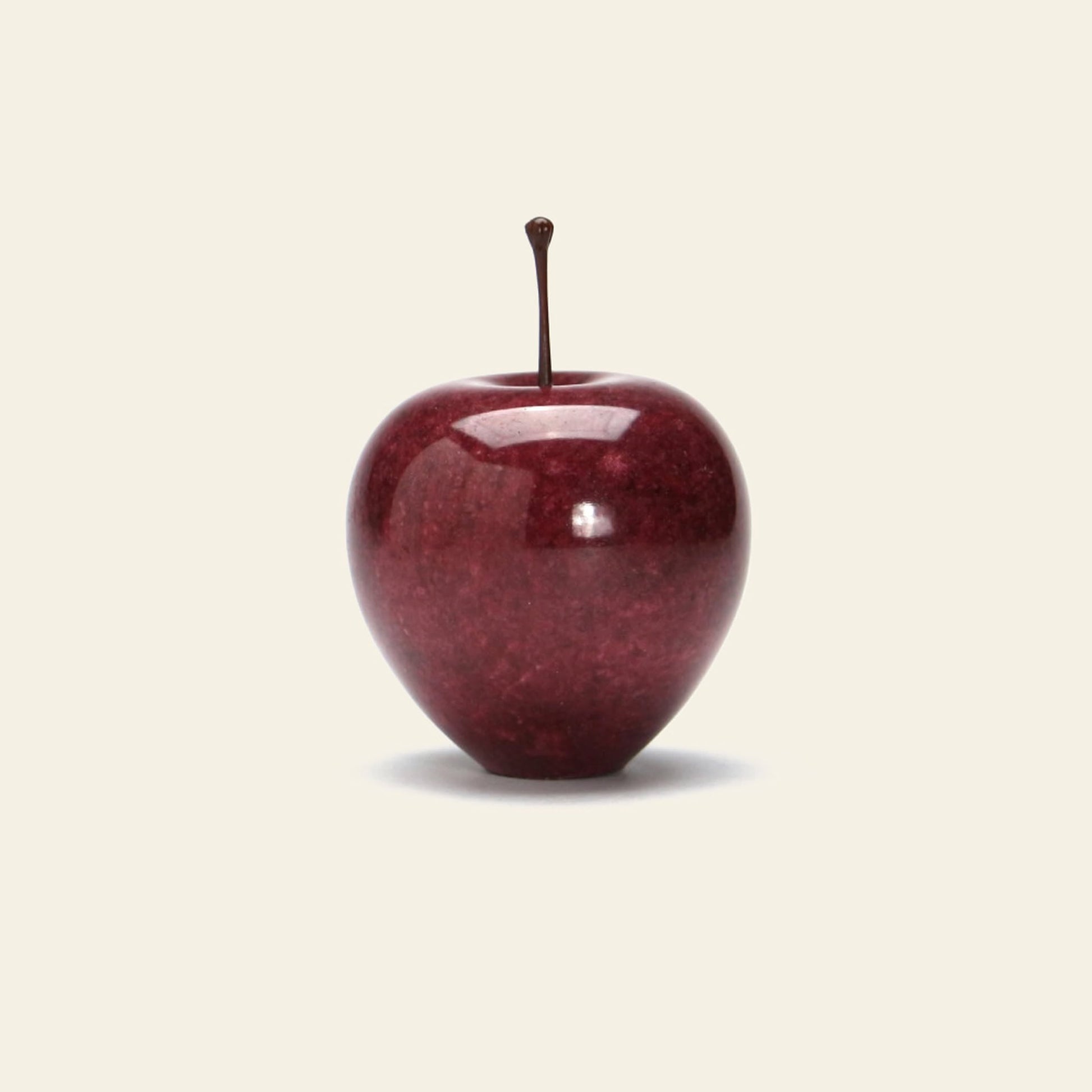 DETAIL Marble Apple Large Red