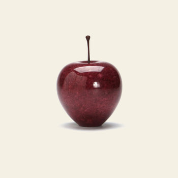 DETAIL Marble Apple Large Red