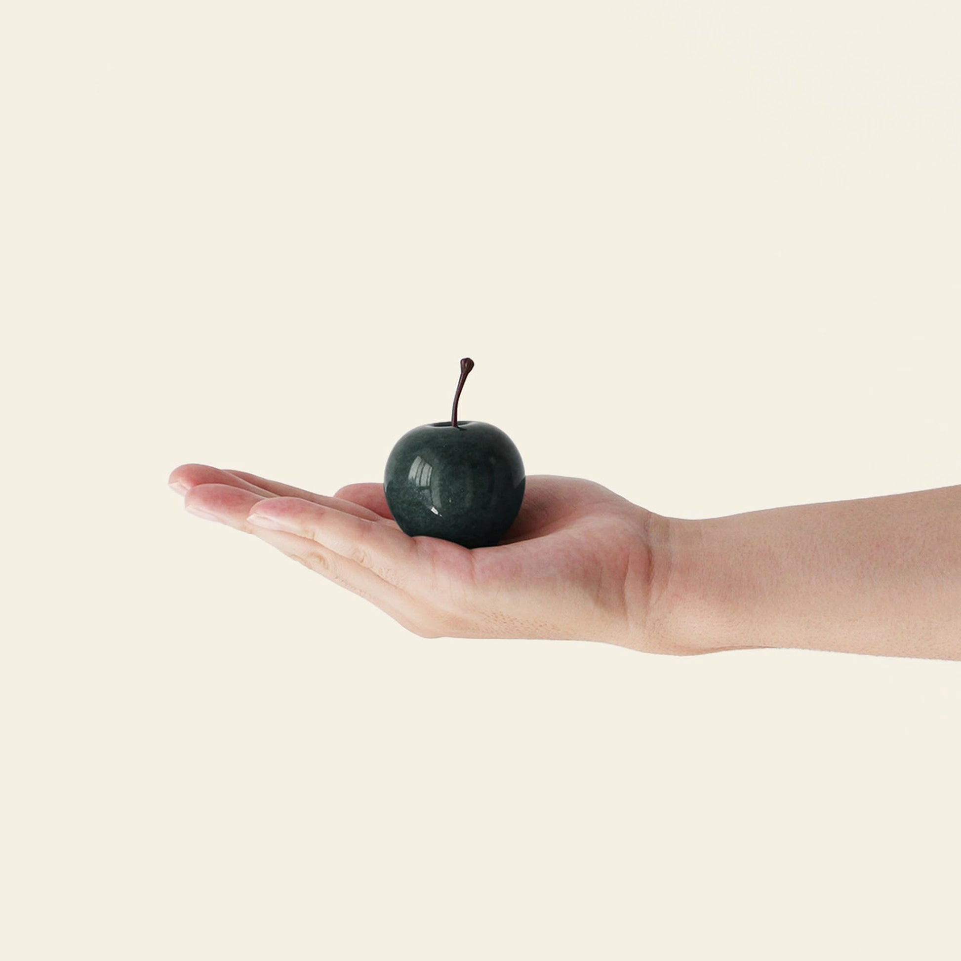 DETAIL Marble Apple Small Jade Green