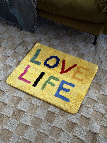 David Hockney Love Life Rug