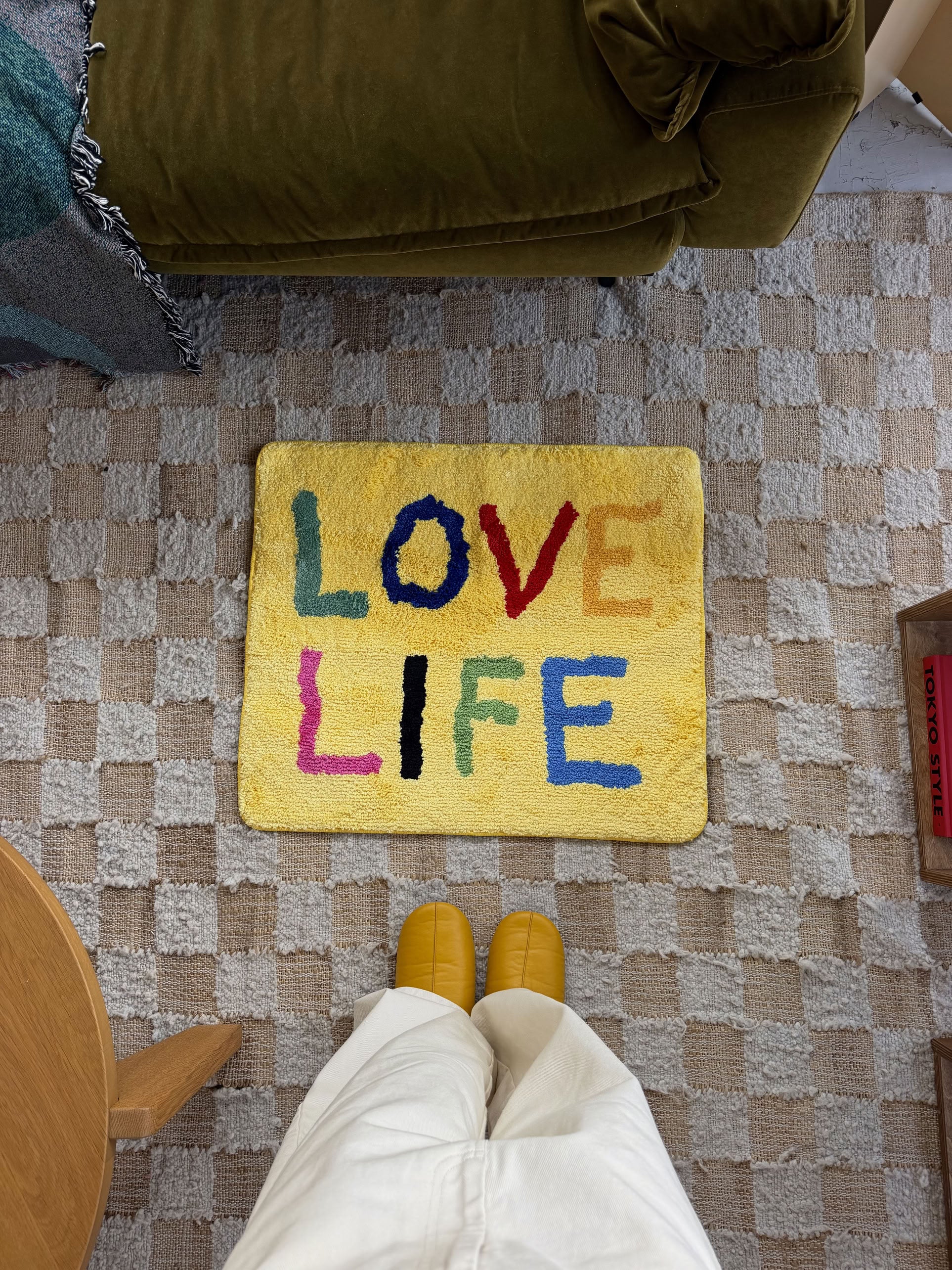 David Hockney Love Life Rug