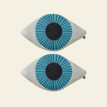 Donna Wilson Blue Eye Shaped Cushion Set of 2