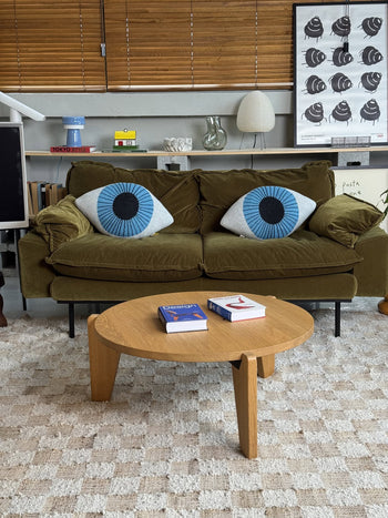 Donna Wilson Blue Eye Shaped Cushion Set of 2