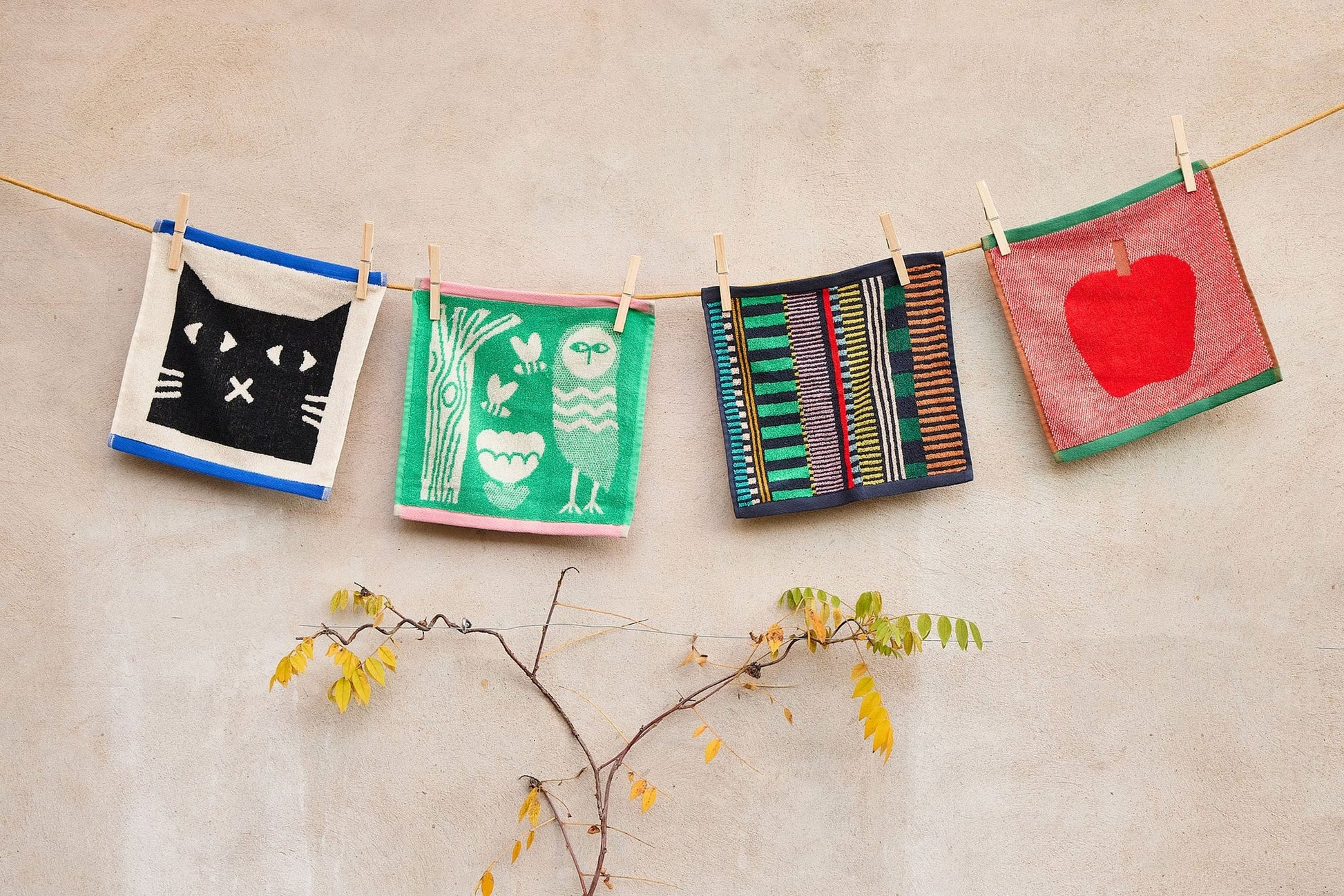 Donna Wilson Multi Stripe Face Cloth