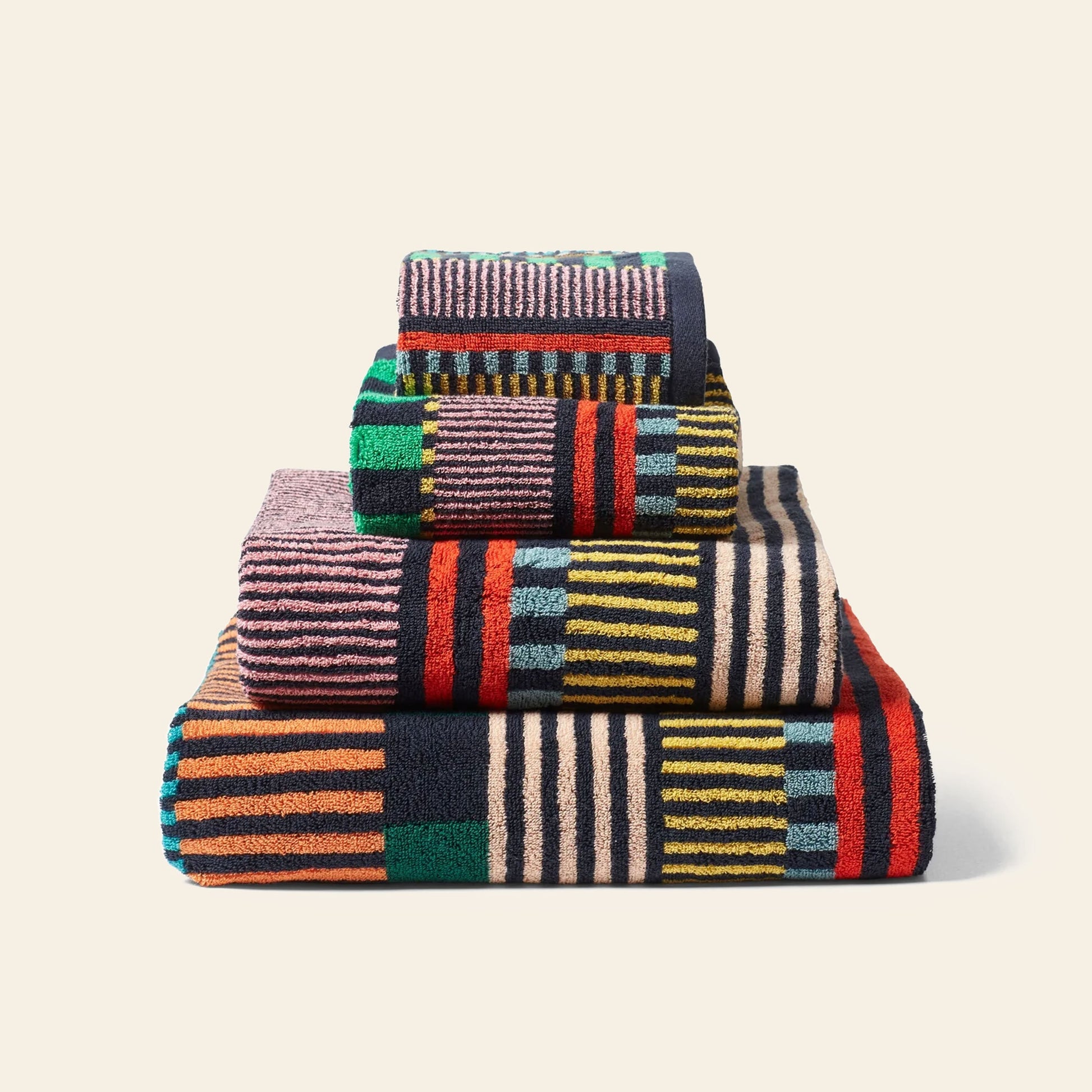 Donna Wilson Multi Stripe Face Cloth