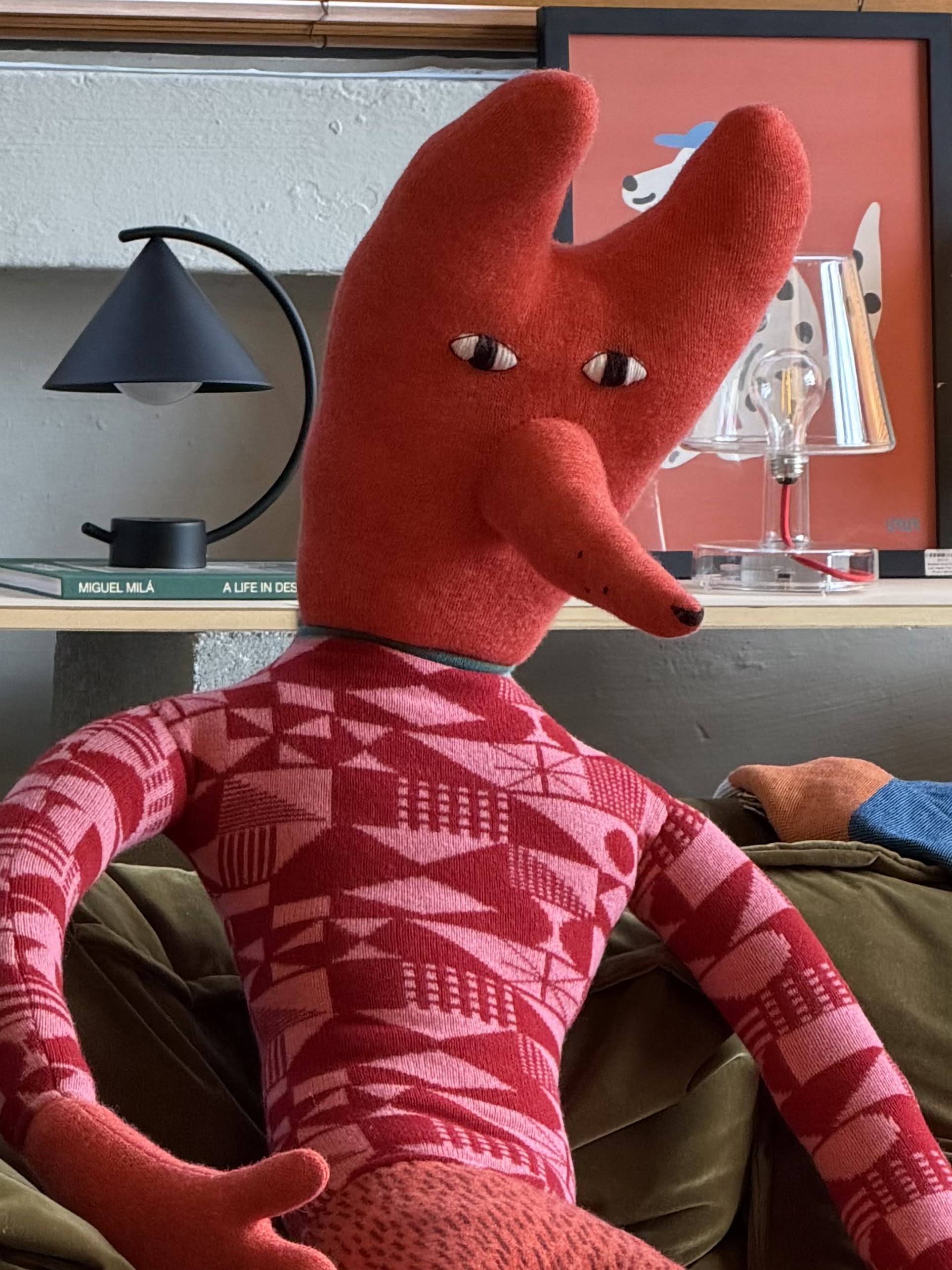 Donna Wilson XL Giant Creature Orange Fox V3