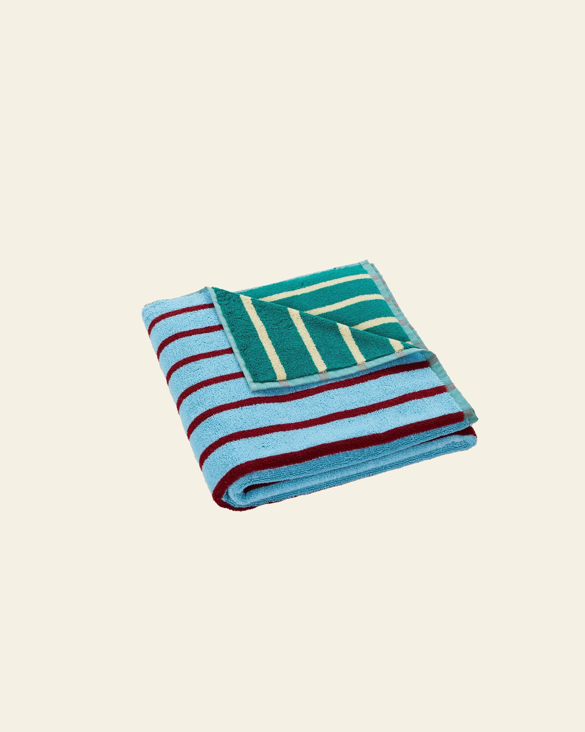 Dusen Dusen House Stripe Tile Bath Towel