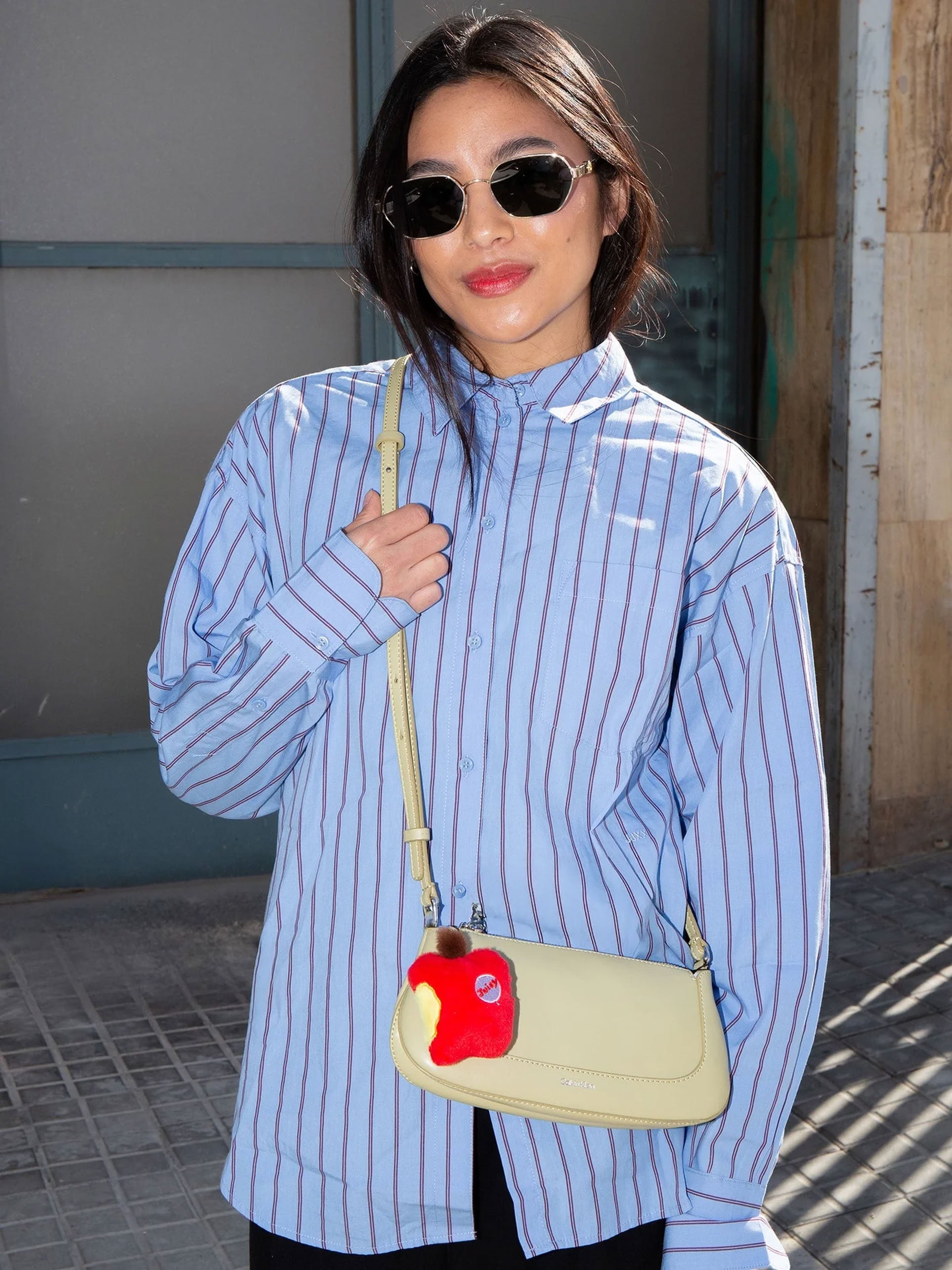 Eat My Socks Apple Bag Charm