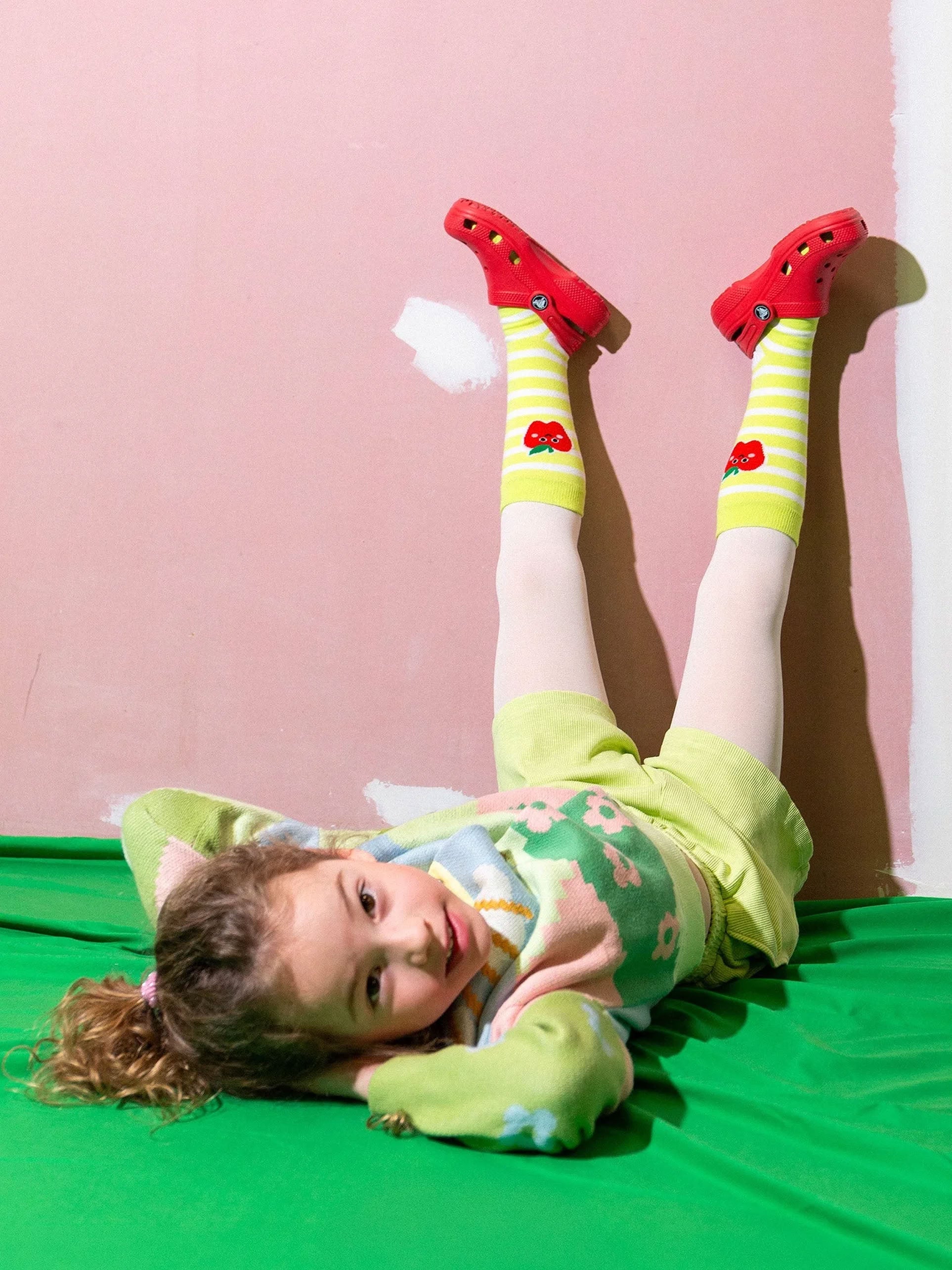 Eat My Socks Apple Pop Kids Socks