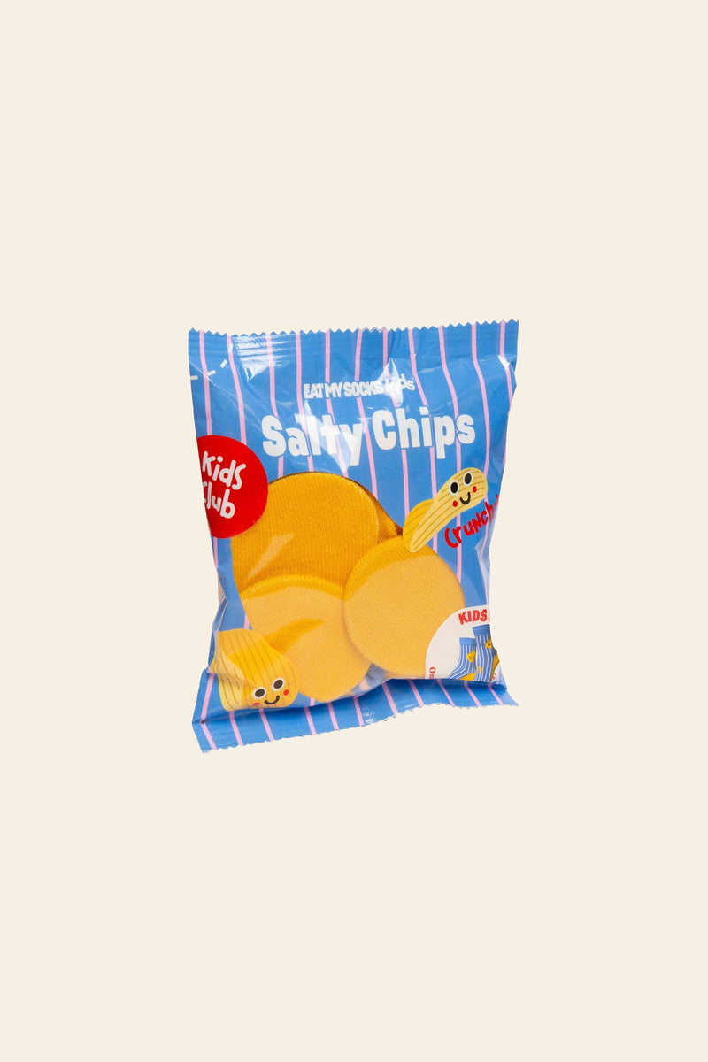 Eat My Socks 蓝色咸味薯片款儿童袜