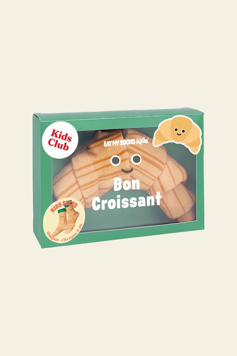 Eat My Socks Bon Croissant Kids Socks