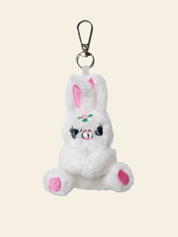 Eat My Socks Bunny Bag Charm