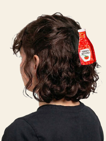 Eat My Socks Ketchup Hair Claw
