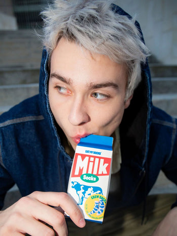 Eat My Socks Milk Socks
