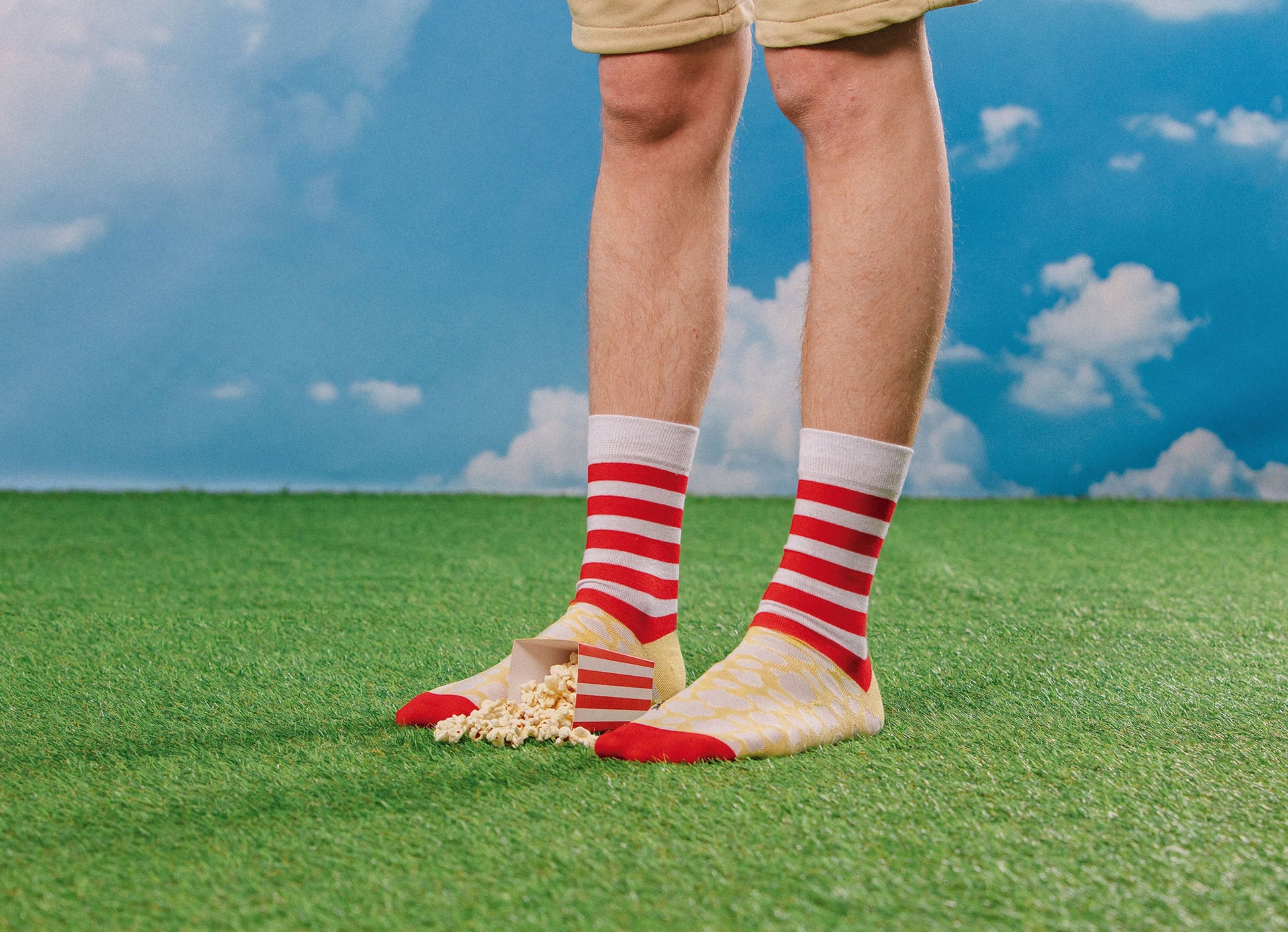 Eat My Socks Popcorn Socks