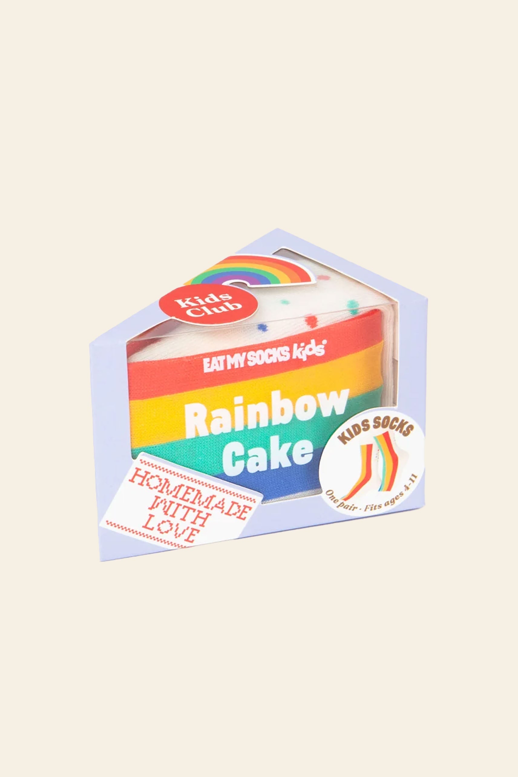 Eat My Socks Rainbow Kids Socks