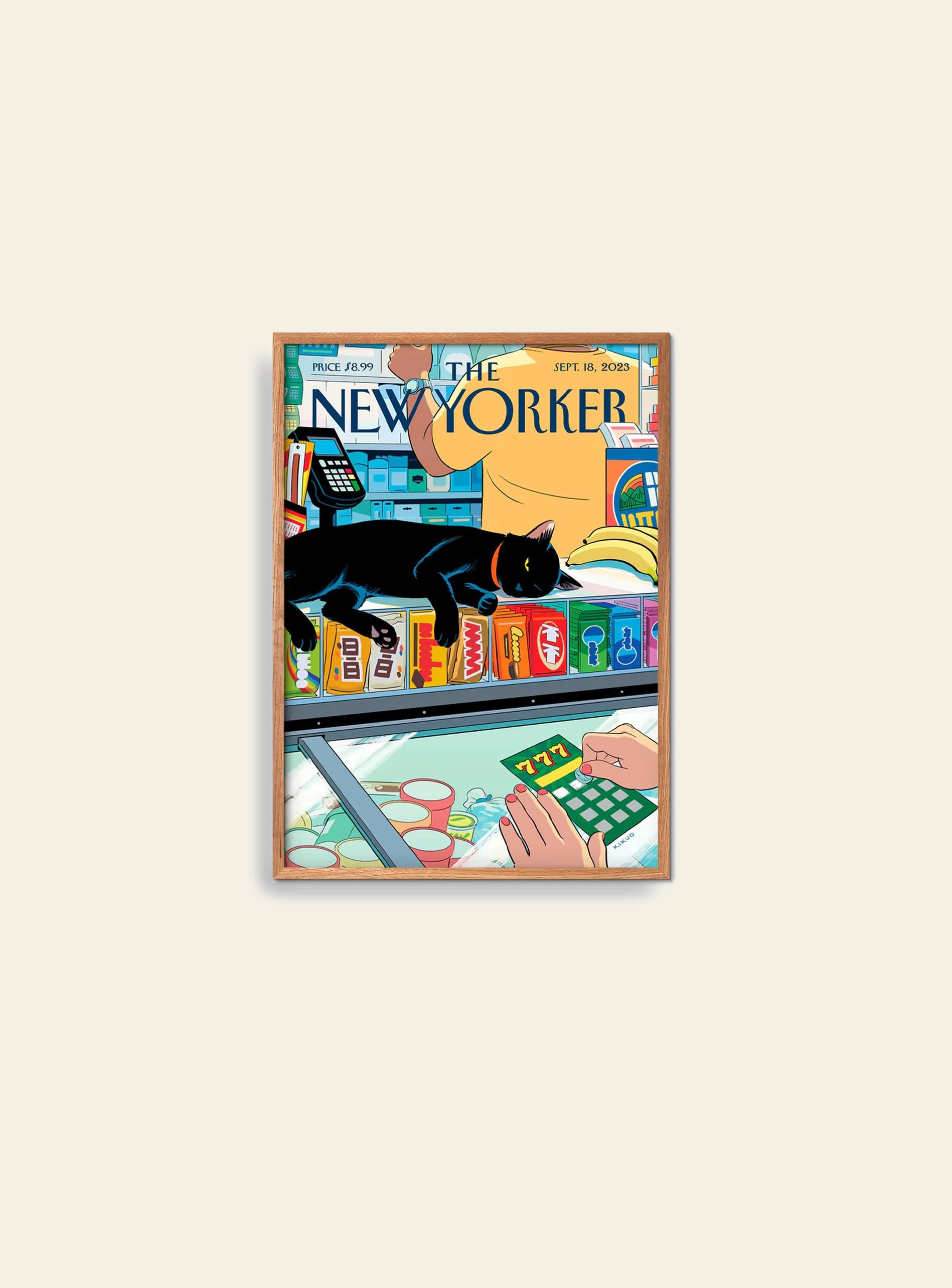 Empty Wall The New Yorker Bodega Cat Poster (A3)