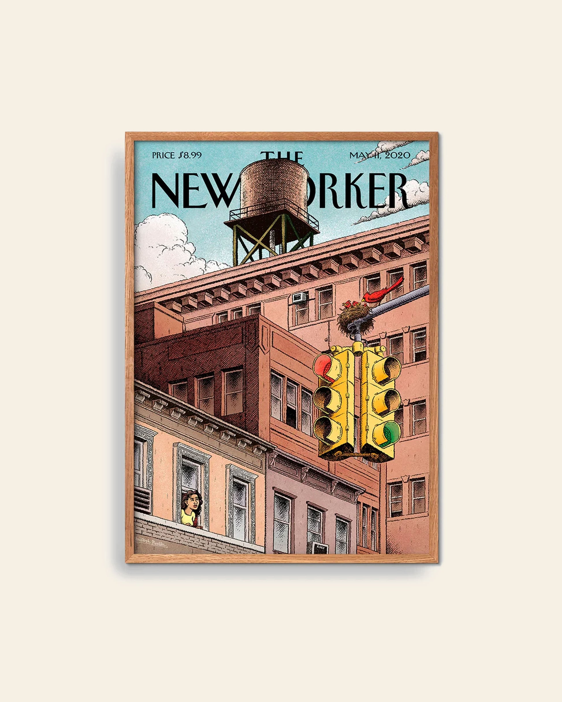 Empty Wall The New Yorker Shelter in Place Poster (50x70)