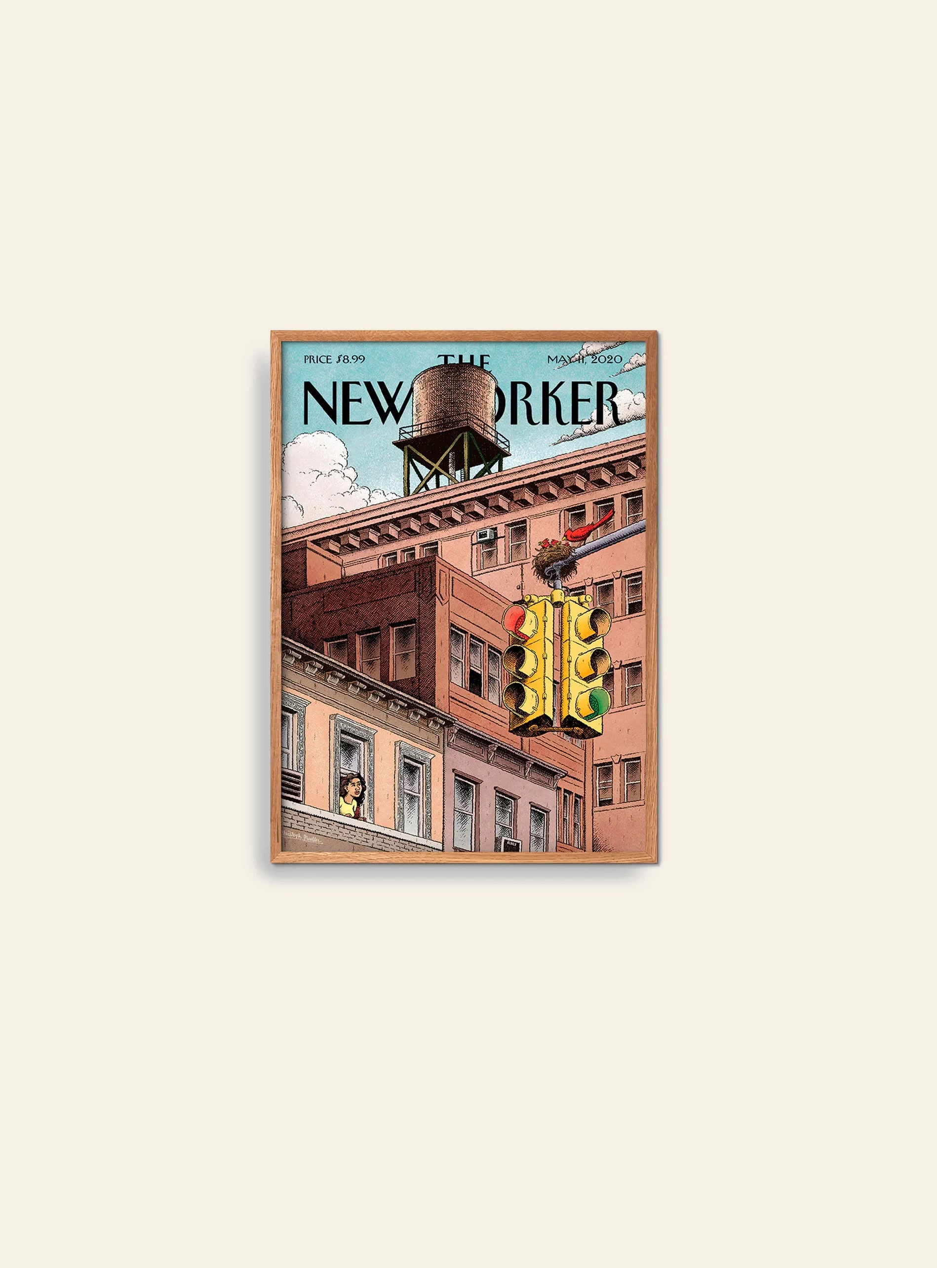 Empty Wall The New Yorker Shelter in Place Poster (A3)