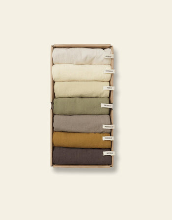 Ferm Living Day Tea Towel Set of 7 Calm