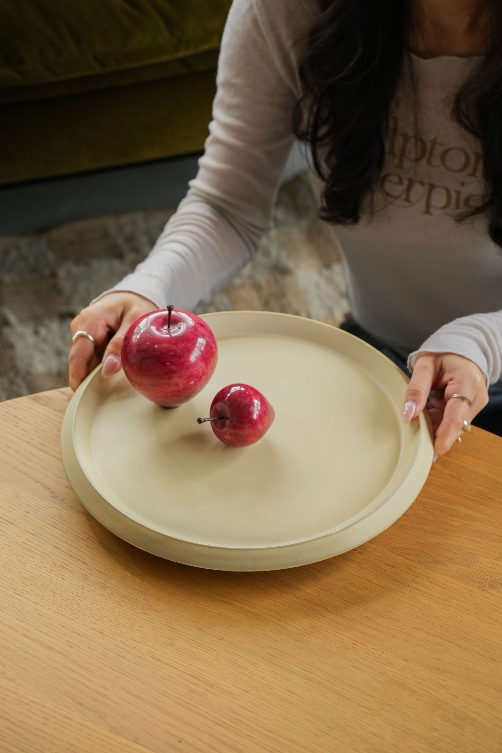 Ferm Living Erena Dinner Plate Cream