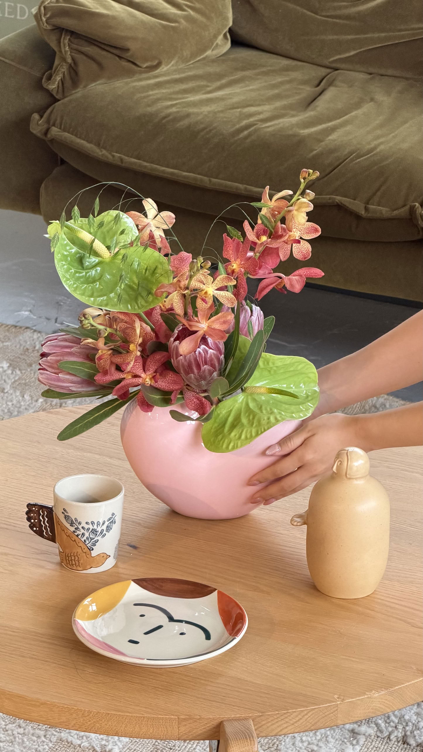 Fibre Flowers x Stacked Store - Love Letter Vase Set (10 May Delivery)