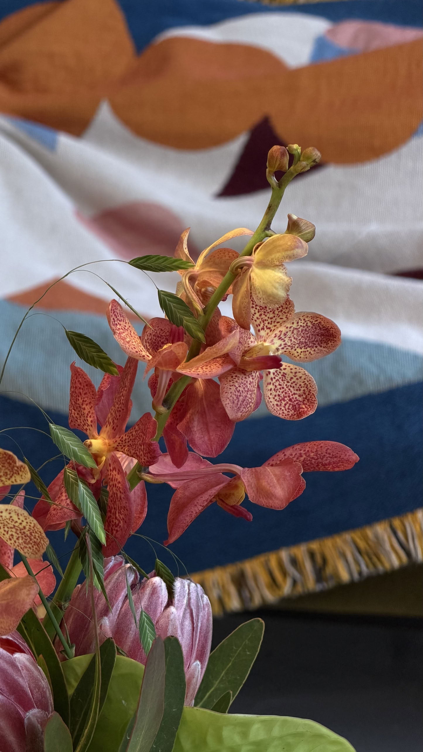 Fibre Flowers x Stacked Store Love Letter Vase Arrangement (Delivery on Sunday 10 May)
