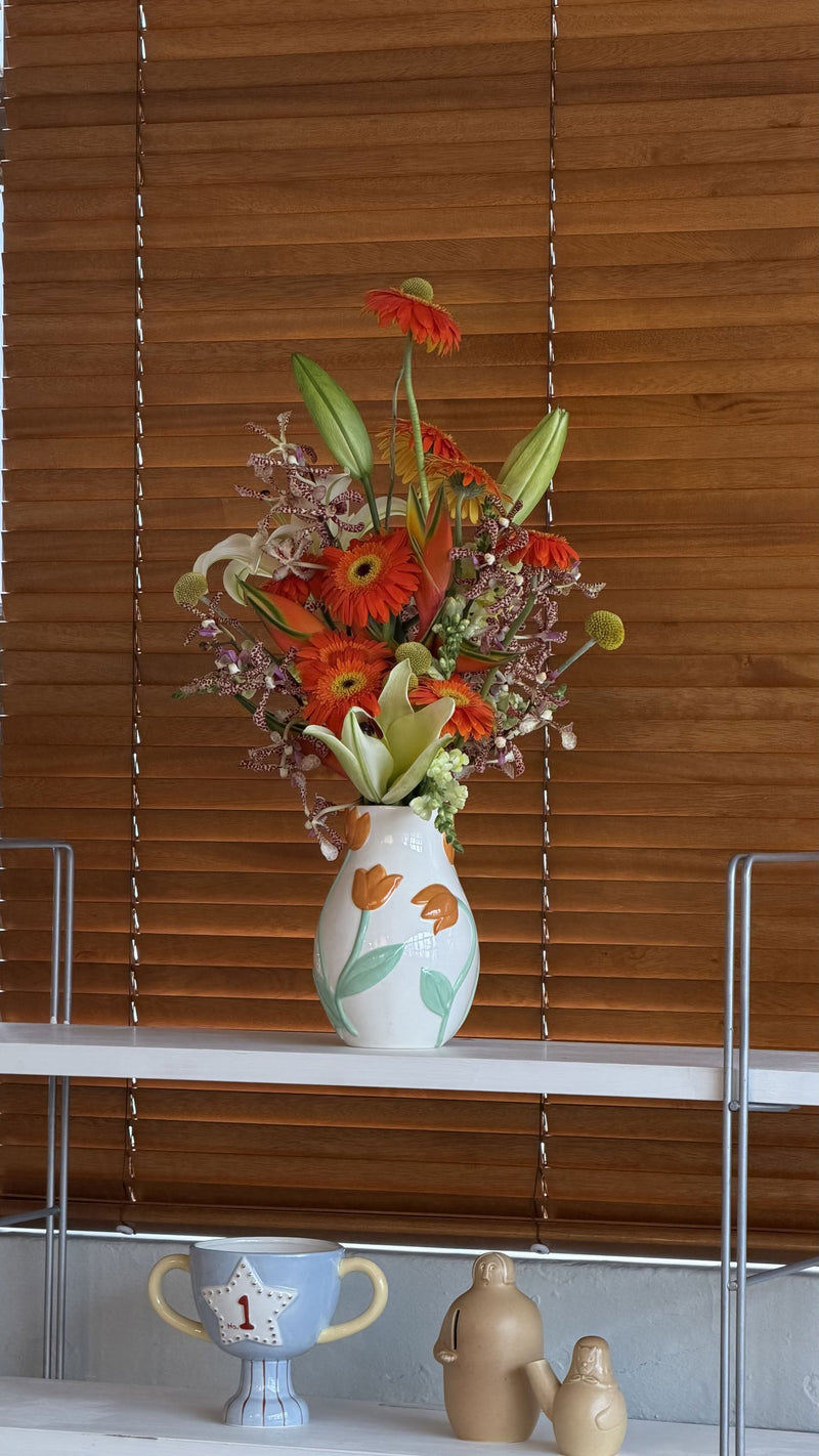Fibre Flowers x Stacked Store - Warm Days Ahead Vase Set (9 May Delivery)