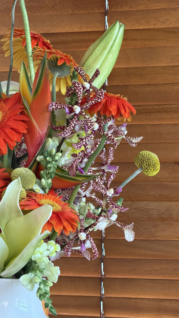 Fibre Flowers x Stacked Store Warm Days Ahead Vase Arrangement (Delivery on Sunday 10 May)